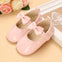 Fashionable Flat Booties with a Bow for Girls BTS9119A